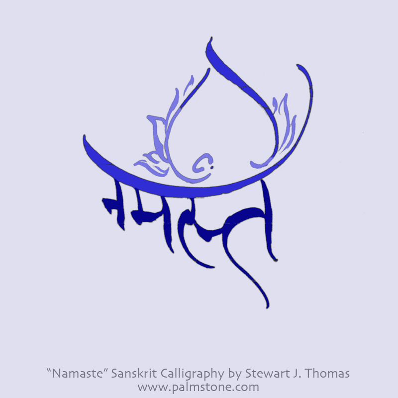 Namaste | Sanskrit Calligraphy for Tattoos, Logo Designs 